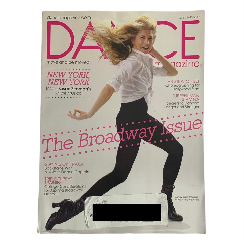 Dance Magazine April 2023 The Broadway Issue New York NY Susan Stroman Musical